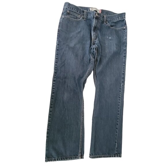 Levis 514 Slim Straight Jeans Mens Size 36 X 30 Mid Rise Medium Wash Denim Pants - Picture 2 of 6